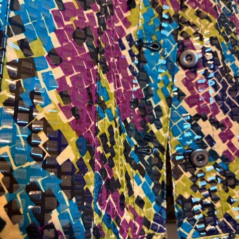 Ruby Rd. Multicolor Patterned Blazer NWT - Picture 3 of 8